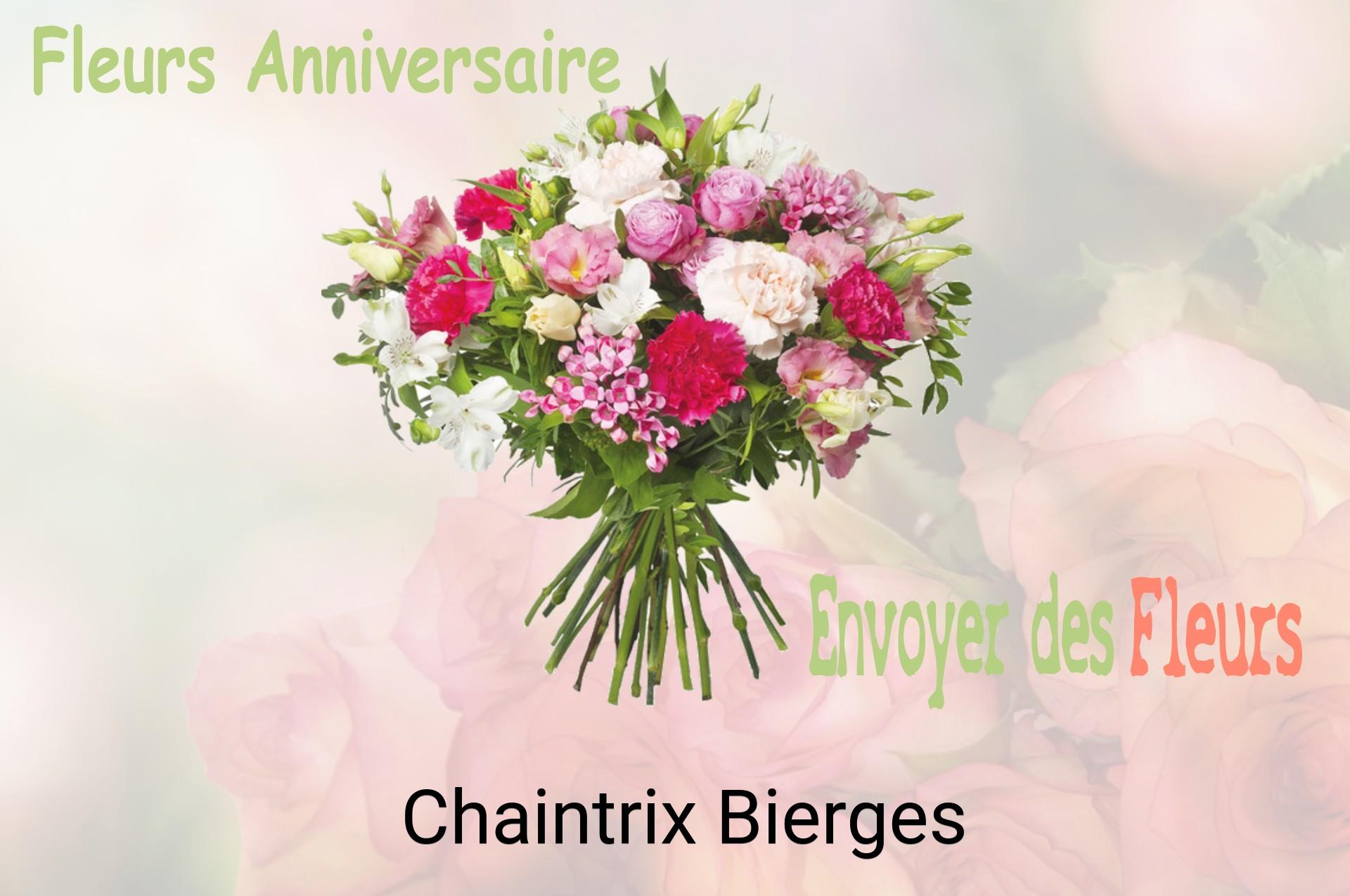 Bouquet de fleurs d’anniversaire livré à Chaintrix-Bierges