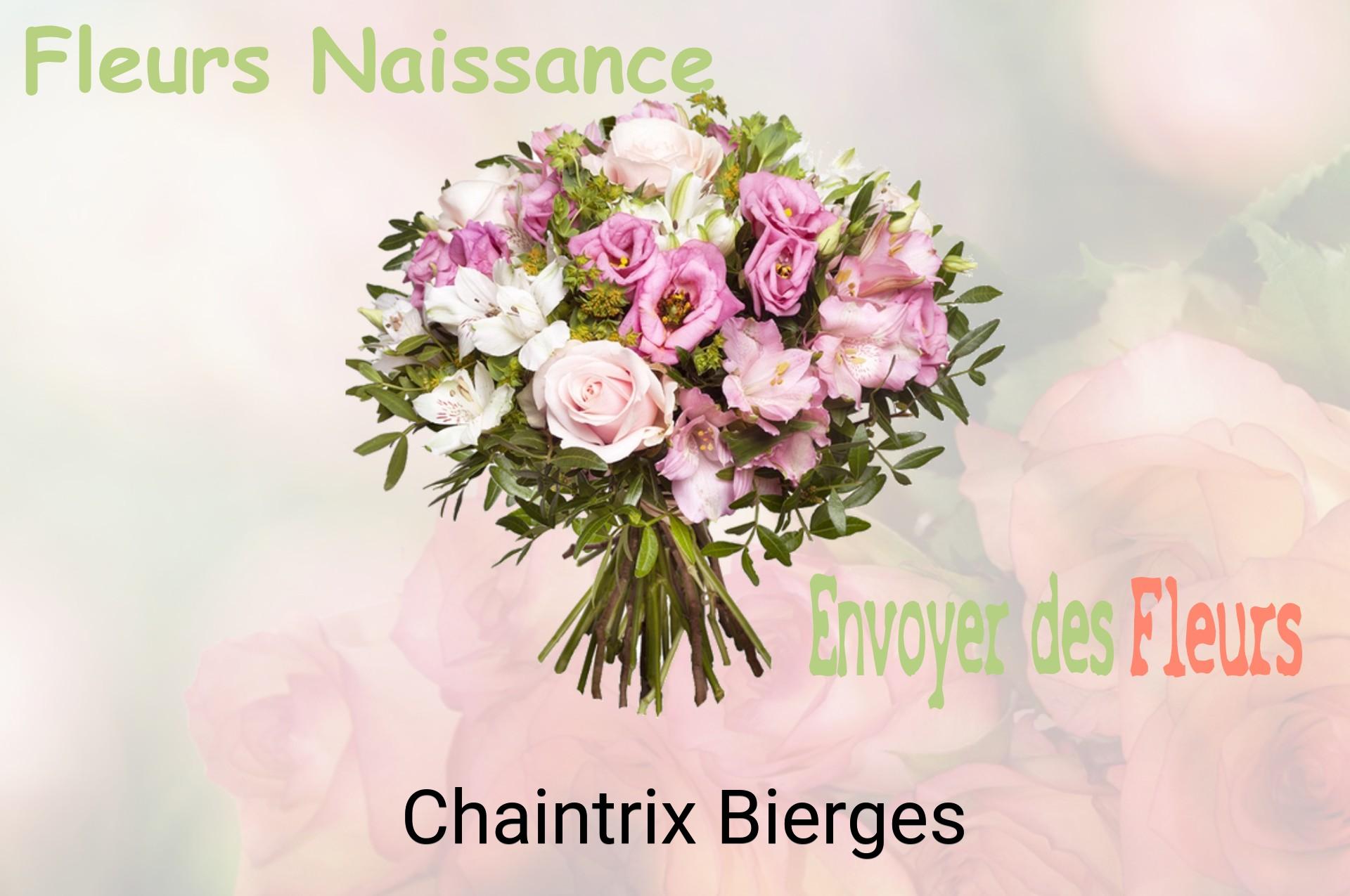 Bouquet de fleurs de naissance livré à Chaintrix-Bierges